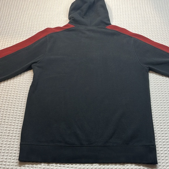 Harley Davidson Hoodie Black And Maroon Men's Medium Logo Pre Owned - Picture 9 of 12